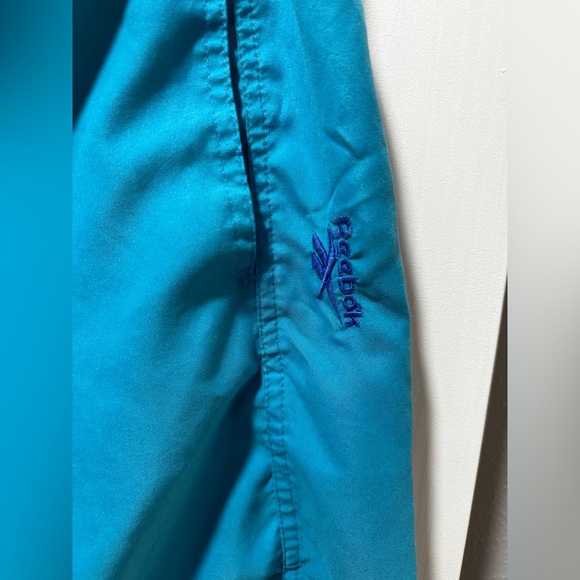 Men’s Aqua Blue Reebok Running Shorts - Picture 2 of 6